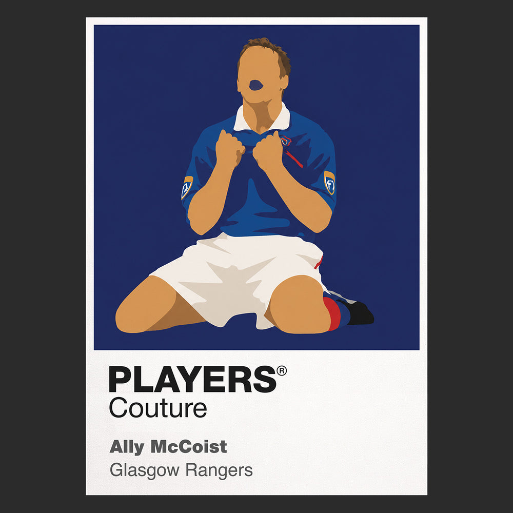 Ally McCoist Glasgow Rangers Icon Frame — Black