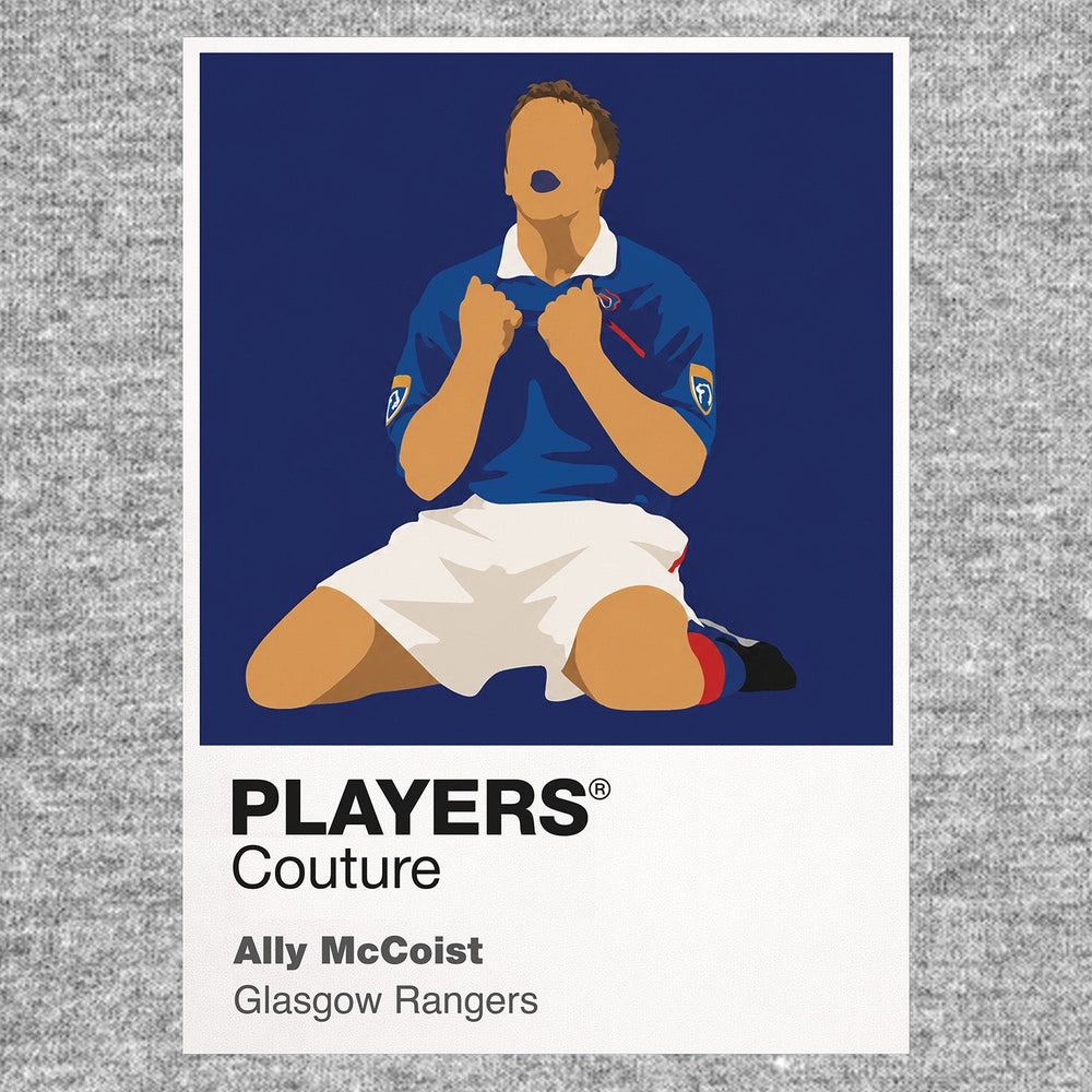 Ally McCoist Glasgow Rangers Icon Frame — Gray
