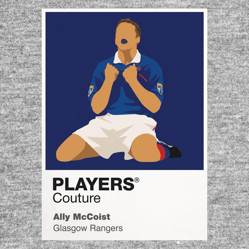 Ally McCoist Glasgow Rangers Icon Frame — Gray