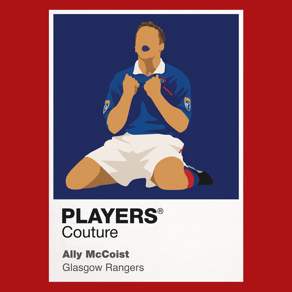 Ally McCoist Glasgow Rangers Icon Frame — Red