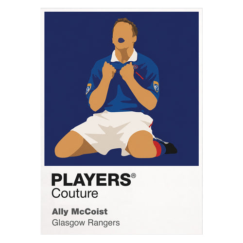 Ally McCoist Glasgow Rangers Icon Frame — White
