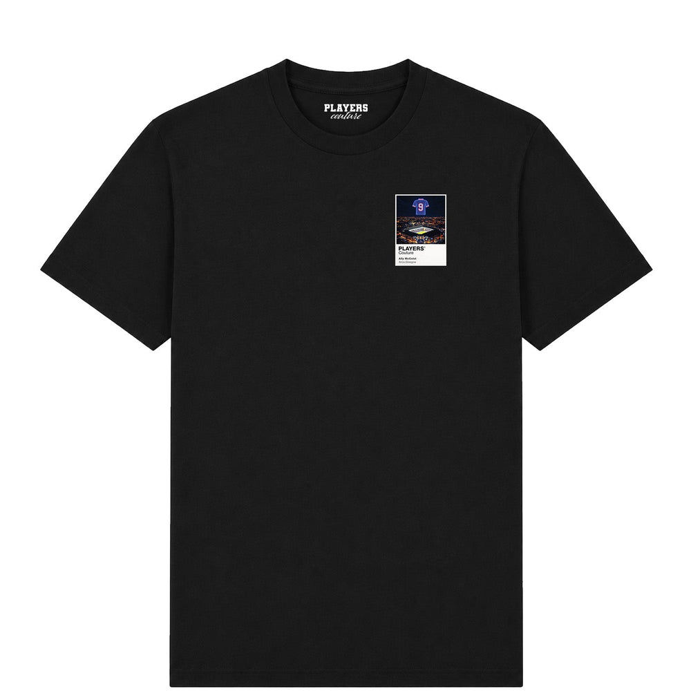 Ally McCoist Rangers Icons in Lights Frame Men's T-Shirt in Black