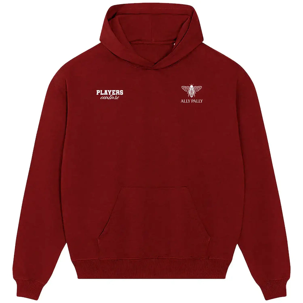 Ally Pally Logo Players Couture Men's Casual Hoodie - Red / S | Darts, Fashion Collection, Hoodies, Men's, Volume 1
