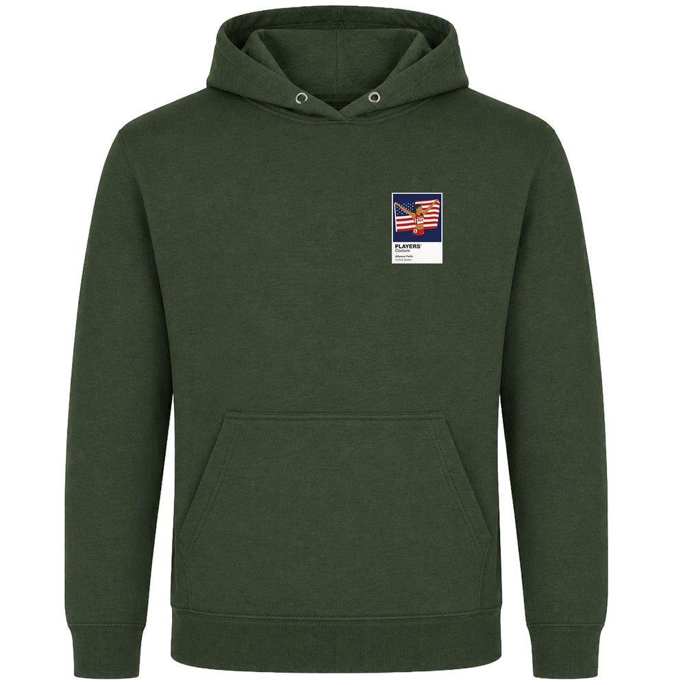 Allyson Felix Olympics Icon Frame Men's Hoodie - Earthy Green