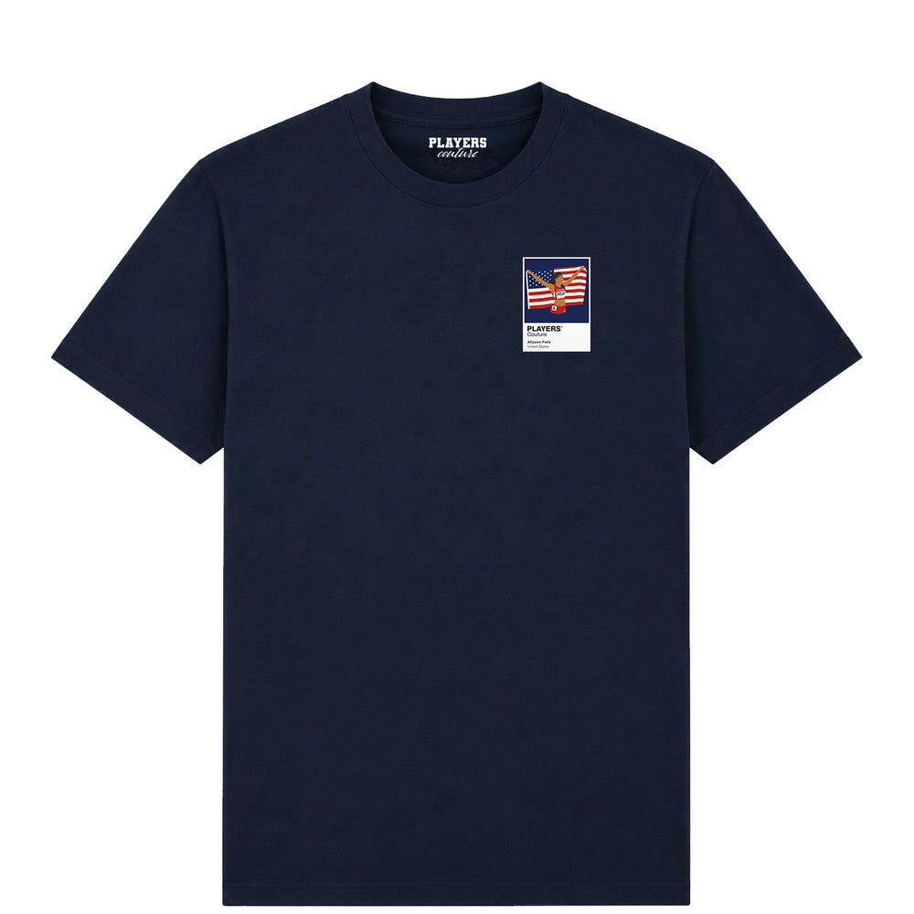 Allyson Felix Olympics Icon Frame Men's T-Shirt - Navy