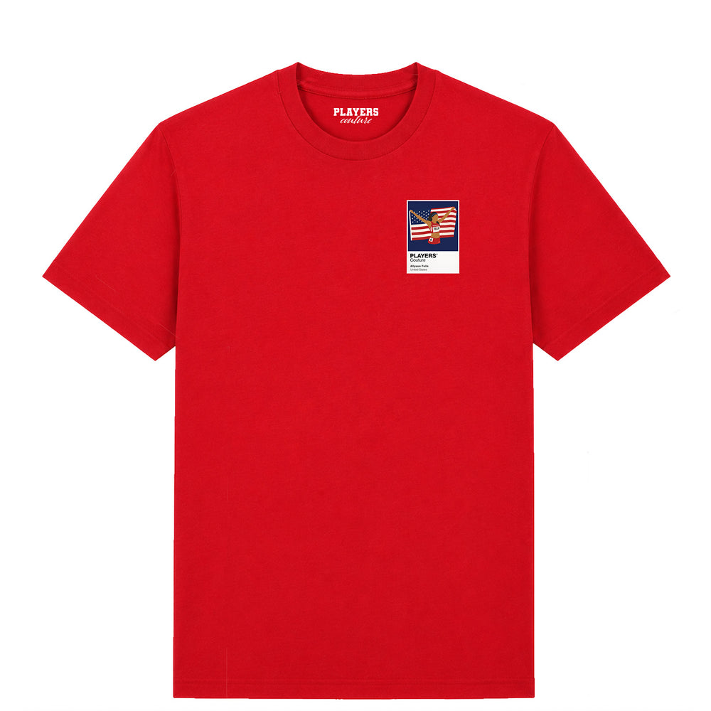 Allyson Felix Olympics Icon Frame Men's T-Shirt - Red