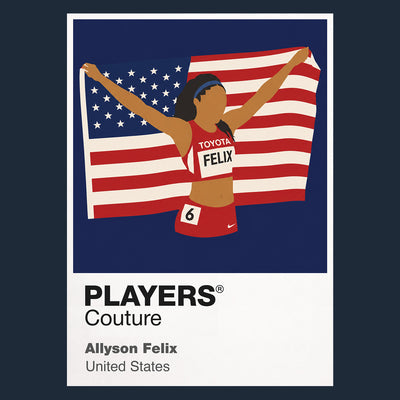 Allyson Felix Olympics Icon Frame - Icon Design