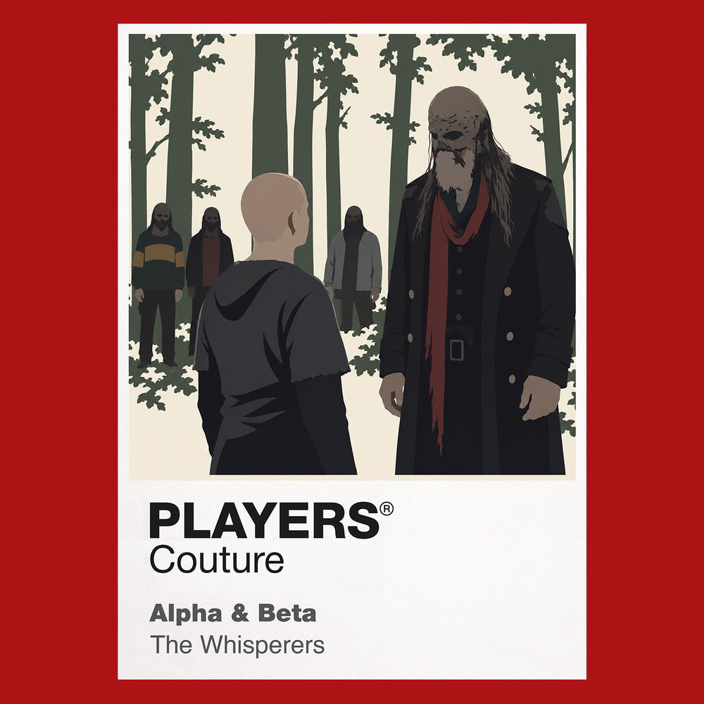 Alpha And Beta The Walking Dead TV Icon Frame Men's T-Shirt