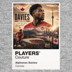 Alphonso Davies Canada Atlas Frame artwork by Players Couture
