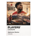 Alphonso Davies Canada Atlas Frame design by Players Couture