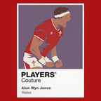 Alun Wyn Jones Rugby Union Icon Frame Men's T-Shirt – image 10