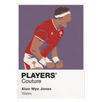 Alun Wyn Jones Rugby Union Icon Frame Men's Hoodie – image 8