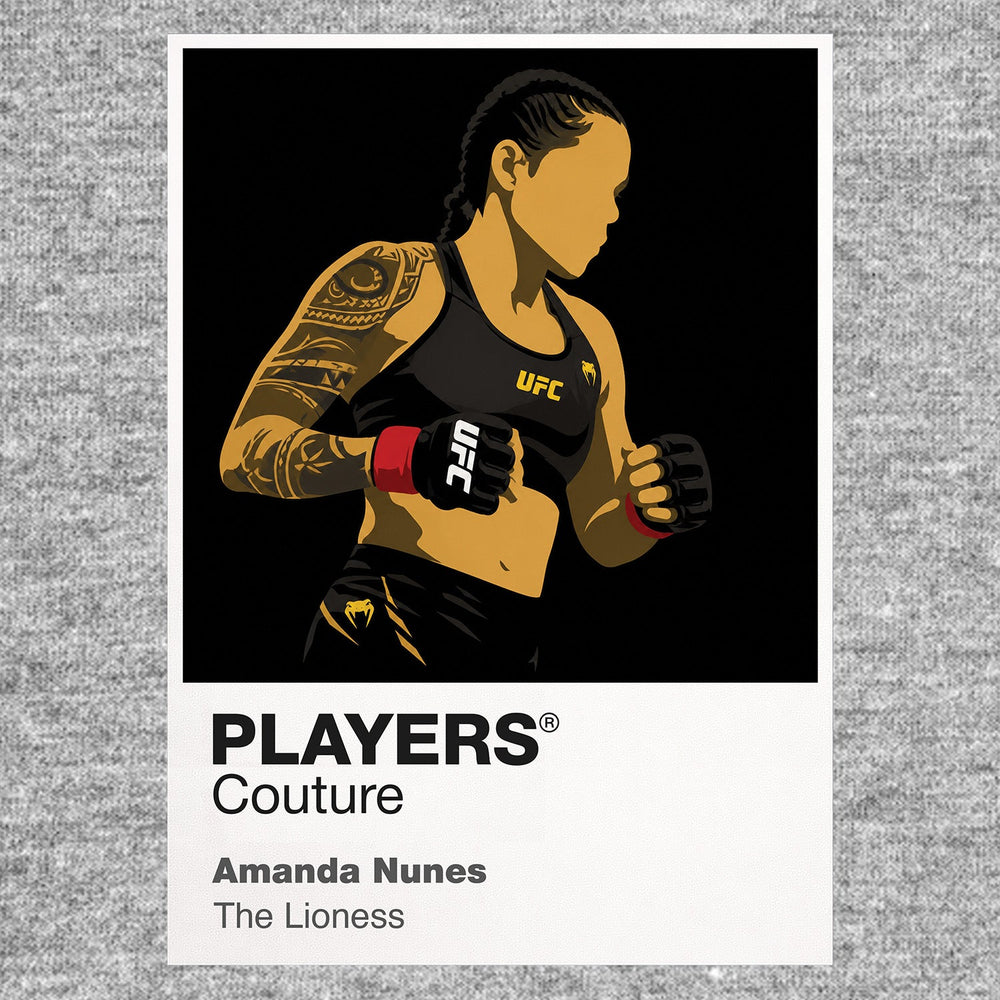 Amanda Nunes UFC Icon Frame Men's T-Shirt