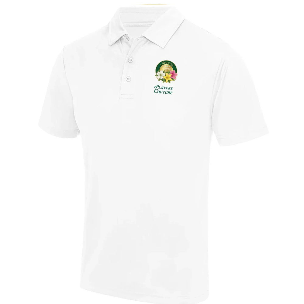 Amen Corner Augusta Golf Ball Marker hoodie – white men's hoodie with black Amen Corner Augusta Golf Ball Marker letters and