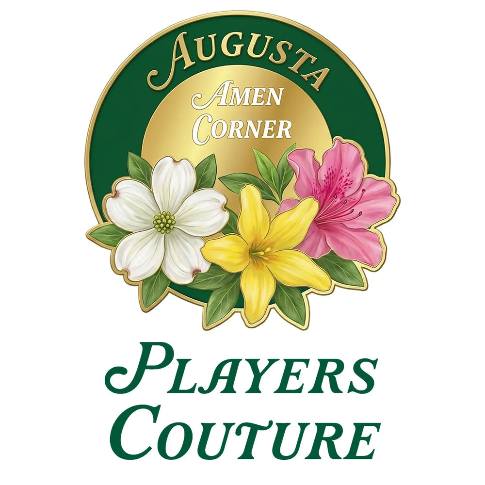 Amen Corner Augusta Golf Ball Marker hoodie – white men's hoodie with black Amen Corner Augusta Golf Ball Marker letters and