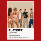 American Pie 2 the friends reuniting for a chaotic summer at their Lake Michigan beach house Icon Frame artwork in red