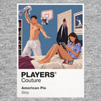 American Pie the East Great Falls friends, awkward promises and late-1990s coming-of-age comedy Icon Frame artwork in grey