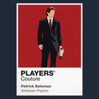 American Psycho Patrick Bateman's immaculate Wall Street surface and the horror concealed beneath it Icon Frame artwork in navy
