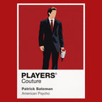American Psycho Patrick Bateman's immaculate Wall Street surface and the horror concealed beneath it Icon Frame artwork in red
