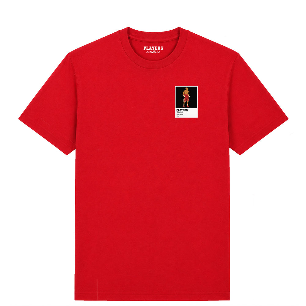 Amir Khan Boxing Icon Frame Men's T-Shirt - Red