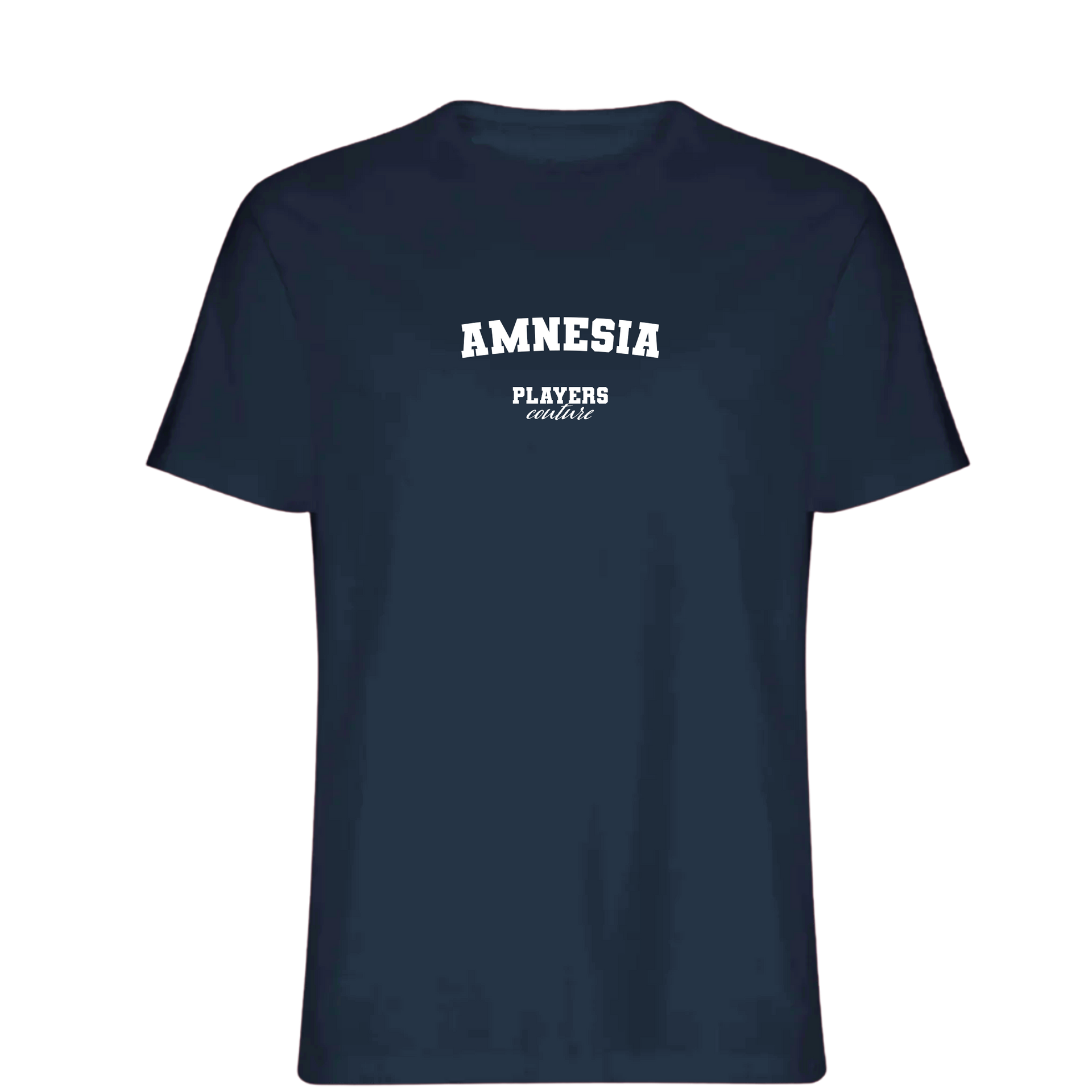 Amnesia Players Couture Mens T-Shirt Navy