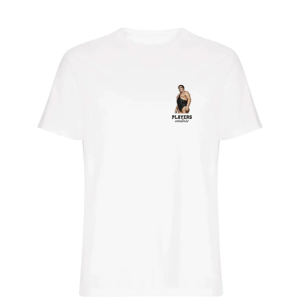 Andre The Giant t-shirt – black men's t-shirt featuring the Andre The Giant Players Couture logo
