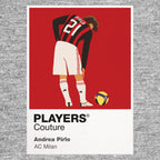 Andrea Pirlo AC Milan Icon Frame — Gray