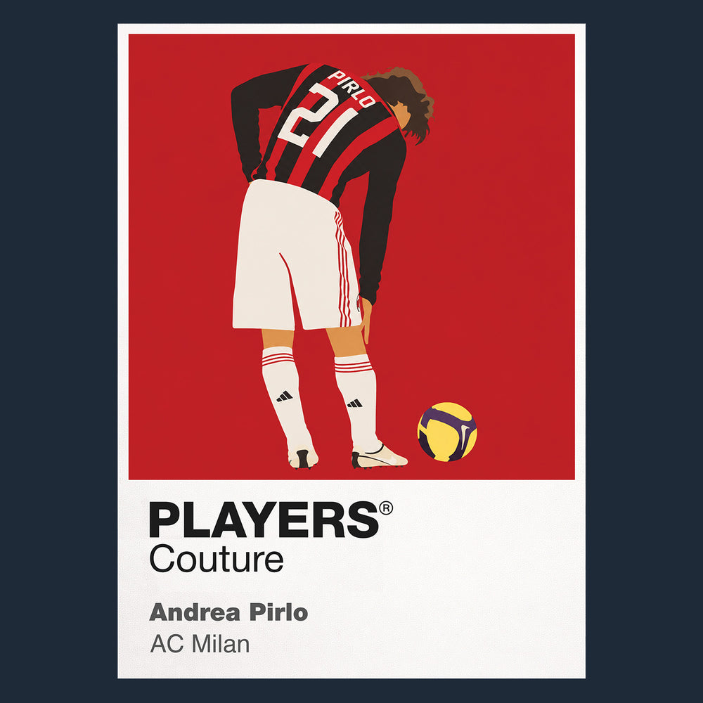 Andrea Pirlo AC Milan Icon Frame — Navy