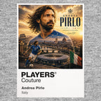 Andrea Pirlo Italy Atlas Frame artwork by Players Couture