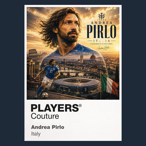 Andrea Pirlo Italy Atlas Frame artwork by Players Couture