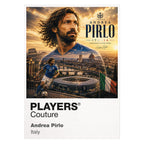 Andrea Pirlo Italy Atlas Frame artwork by Players Couture