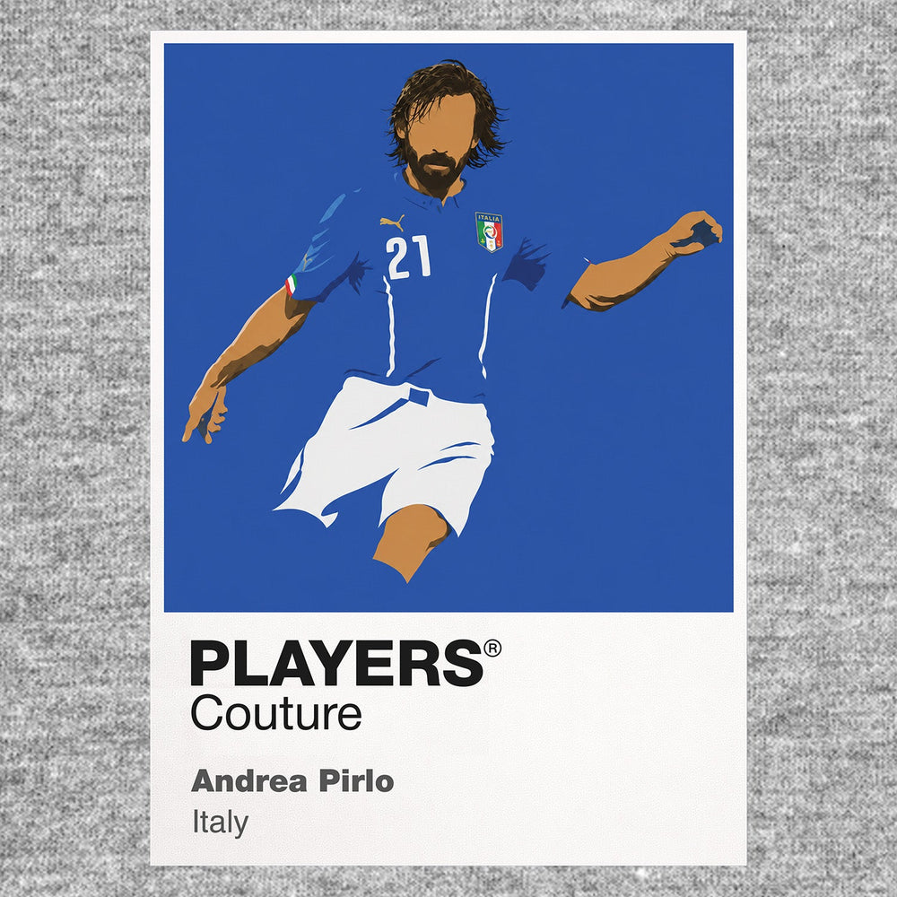 Andrea Pirlo Italy Players Couture Blue Frame Gray