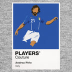 Andrea Pirlo Italy Players Couture Blue Frame Gray