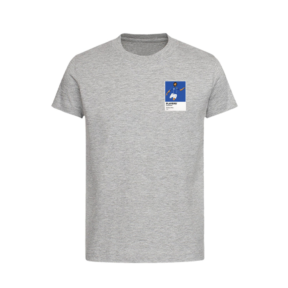 Andrea Pirlo Italy Players Couture Kids Gray T-Shirt