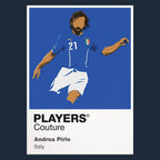 Andrea Pirlo Italy Players Couture Blue Frame Navy