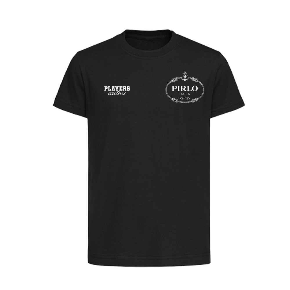 Andrea Pirlo Logo Players Couture Kids T-Shirt Black