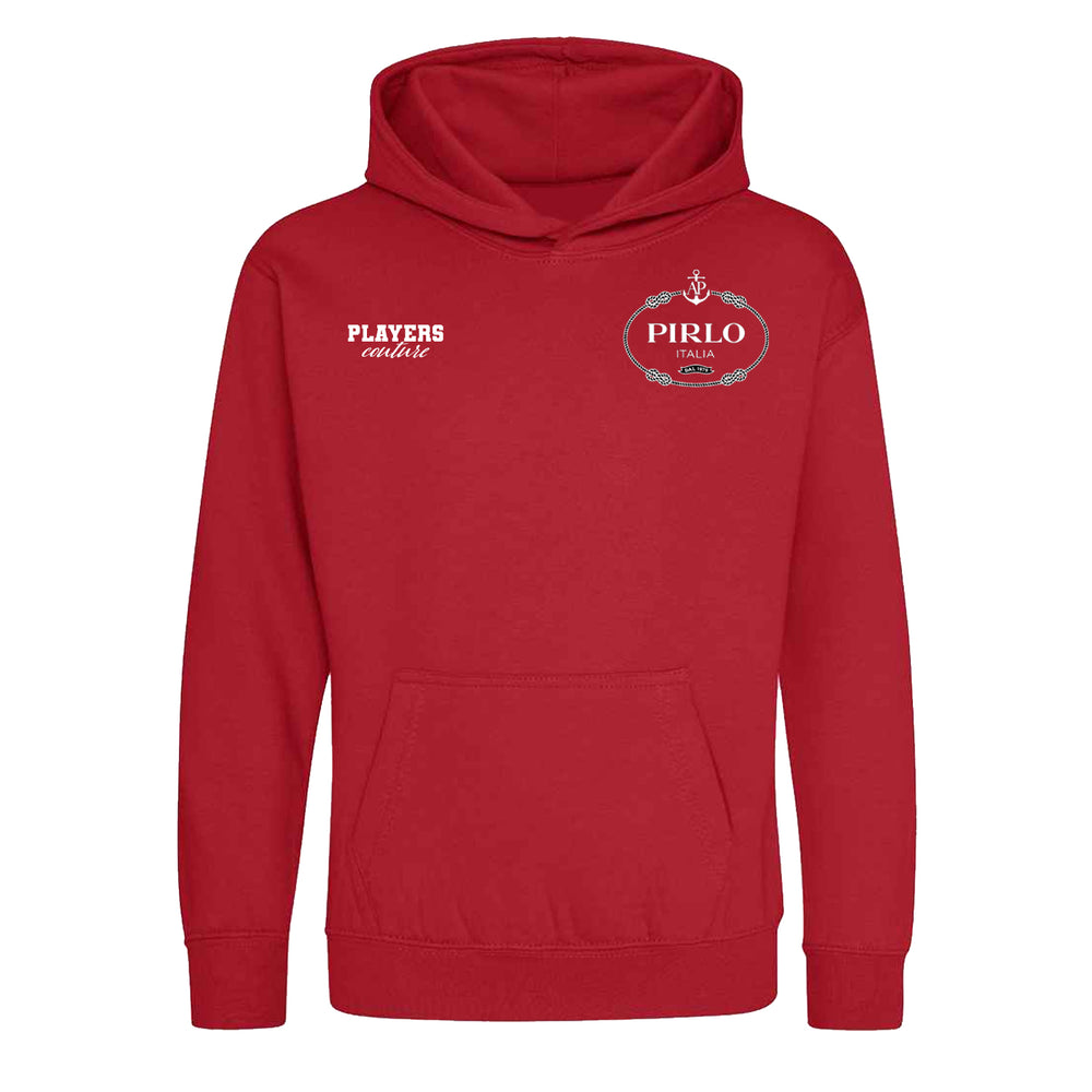 Andrea Pirlo Logo Players Couture Kids Hoodie Red