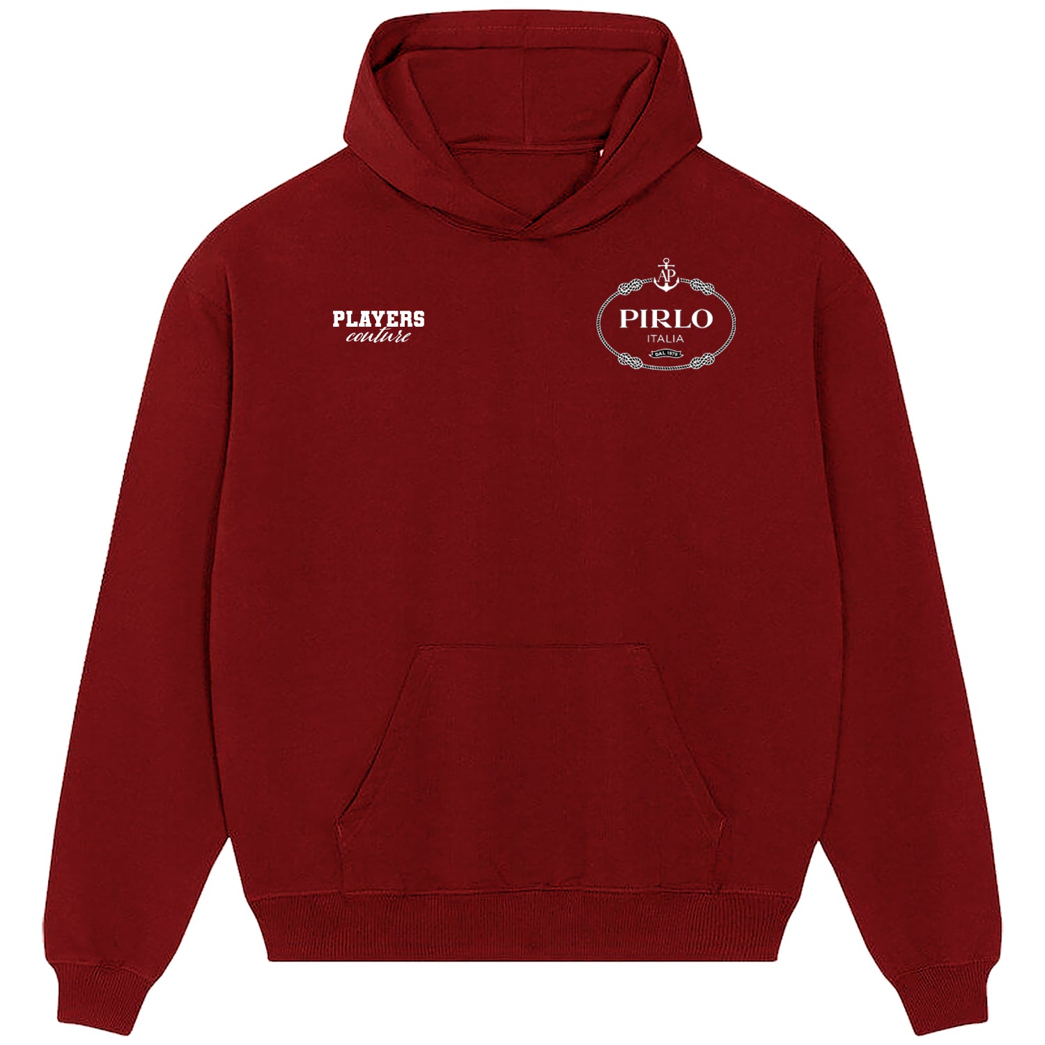 Andrea Pirlo Logo Players Couture Men's Casual Hoodie Red