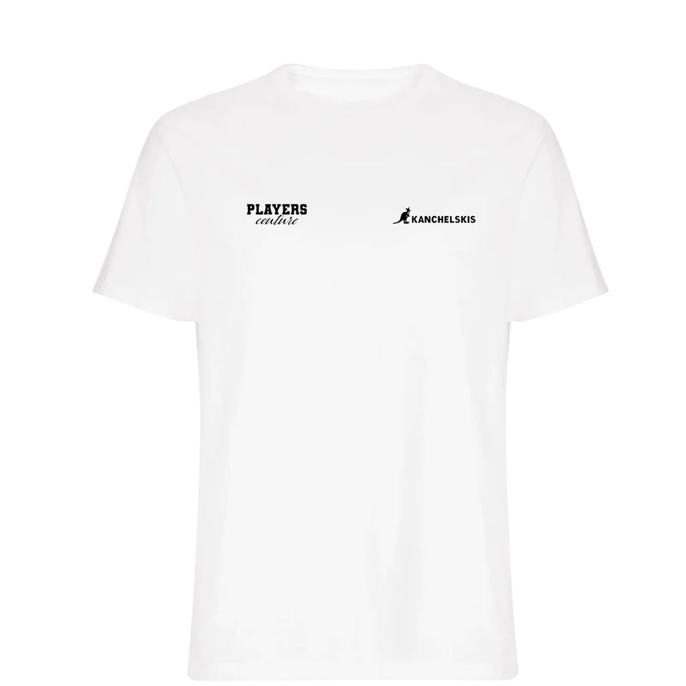 Andrei Kanchelskis Logo Players Couture Men's T-Shirt White