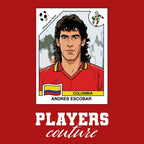 Andres Escobar World Cup Sticker Kids Hoodie – andres escobar red Players Couture design