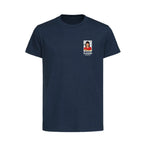 Andres Escobar World Cup Sticker Kids T-Shirt – andres escobar sticker kids navy tshirt Players Couture design