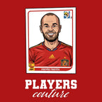Andres Iniesta World Cup Sticker Men's Hoodie – andres iniesta red Players Couture design