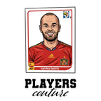 Andres Iniesta World Cup Sticker Men's Hoodie – andres iniesta white Players Couture design
