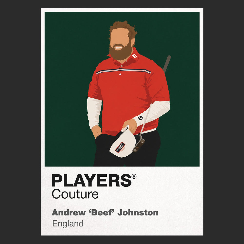 Andrew Beef Johnson Golf Icon Frame Men's Polo Shirt