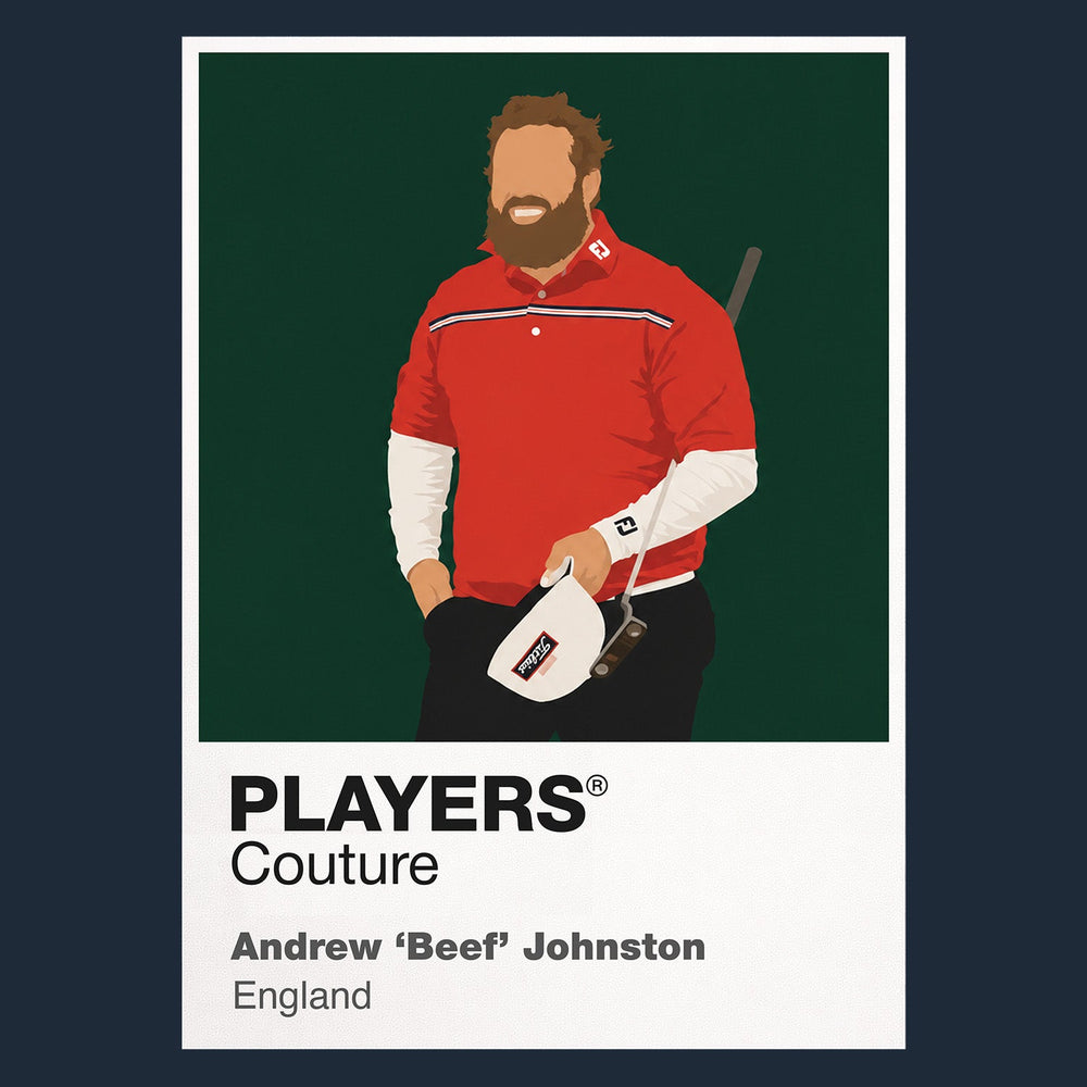 Andrew Beef Johnson Golf Icon Frame Men's Polo Shirt