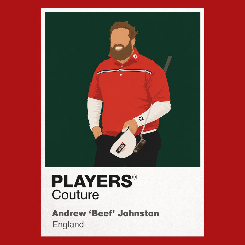 Andrew Beef Johnson Golf Icon Frame Men's Polo Shirt