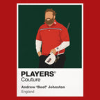 Andrew Beef Johnson Golf Icon Frame Men's Polo Shirt