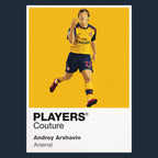 Andrey Arshavin Arsenal navy Icon Frame artwork detail