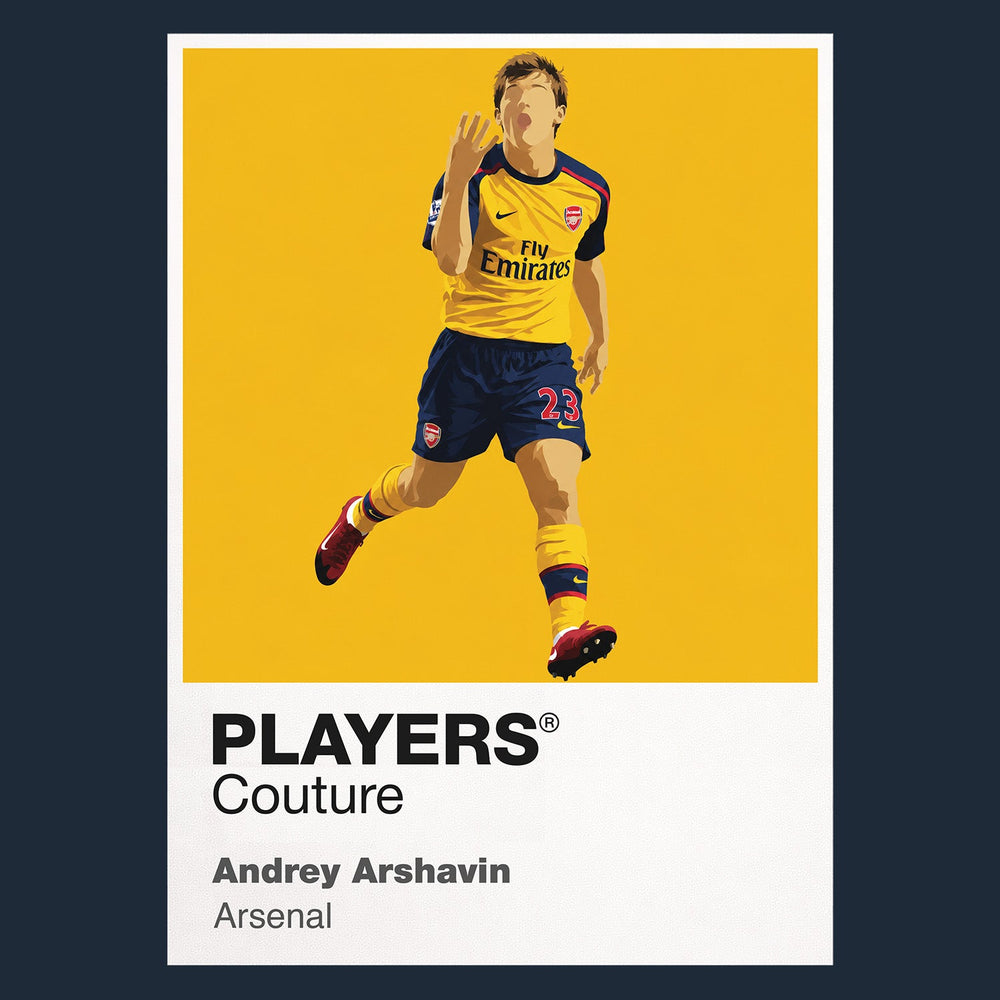 Andrey Arshavin Arsenal navy Icon Frame artwork detail