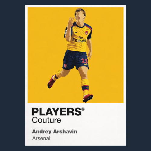 Andrey Arshavin Arsenal navy Icon Frame artwork detail